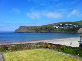 garden and beach